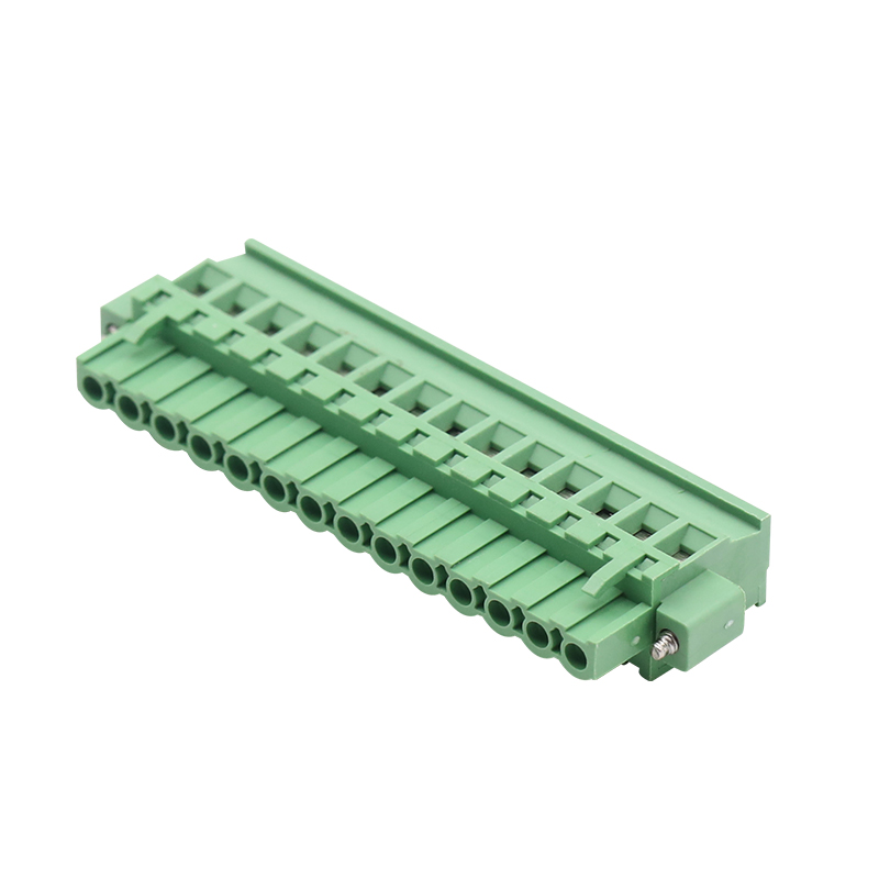 Blok Terminal PCB 5.08MM Hijau Perempuan